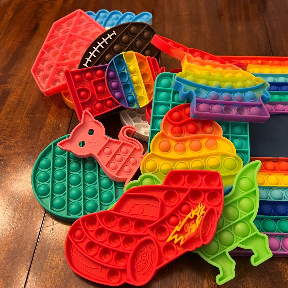 Colorful Pop It Fidget Toy Set
